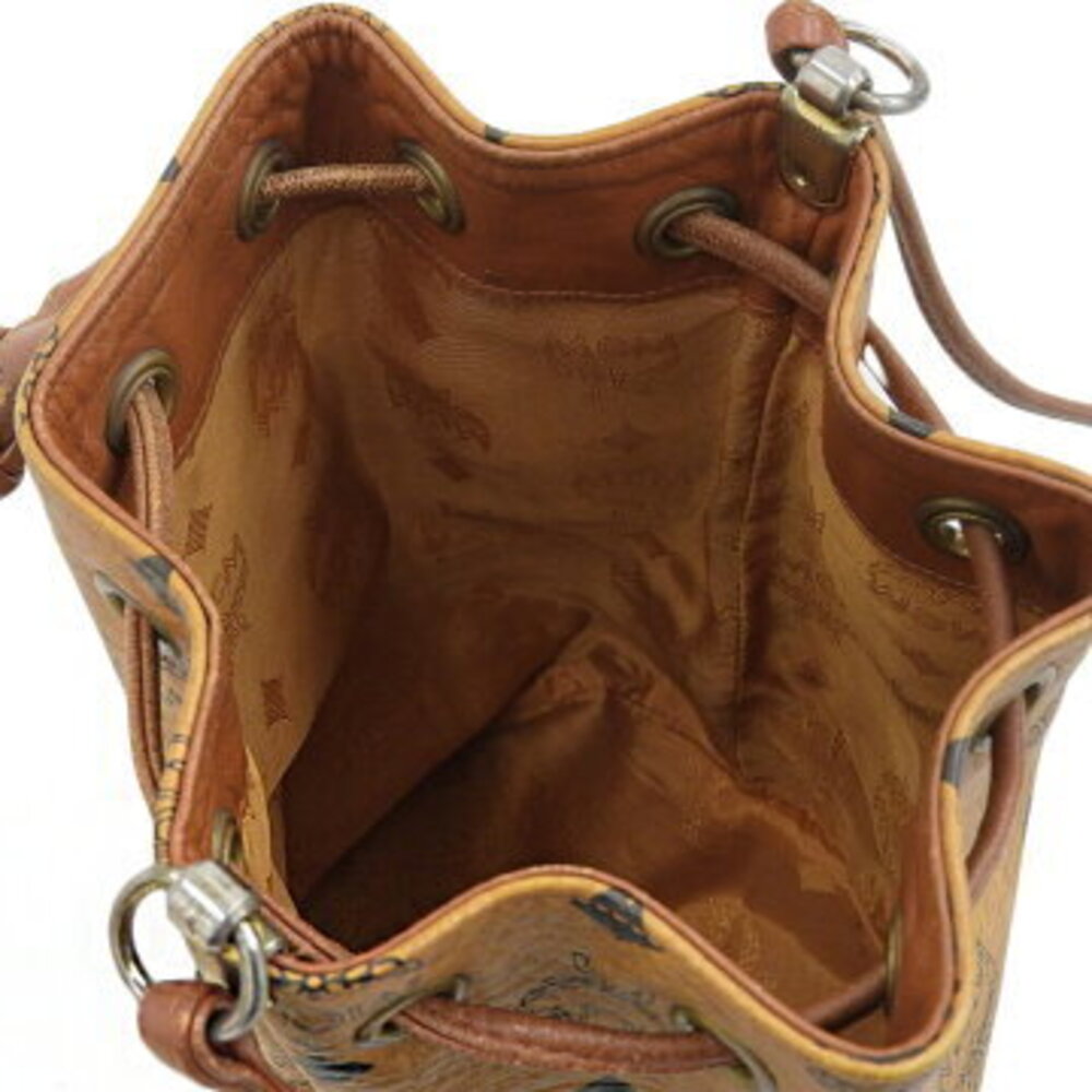 MCM Drawstring Shoulder Bag Brown - image 3